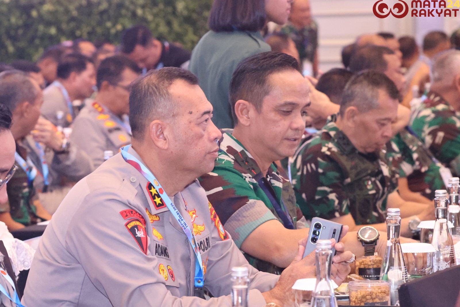 Pangkoops Udara II Ikuti Rapim TNI-Polri Tahun 2025/Penkoopsud II