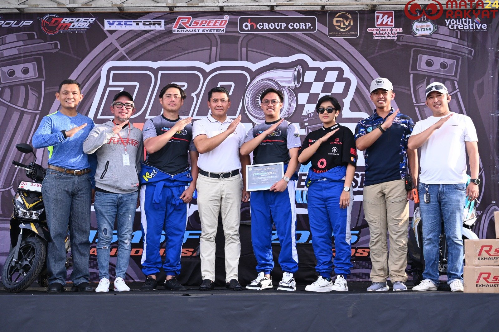 Danlanud Sultan Hasanuddin Hadiri Kejuaraan Drag Race Diesel Genk Makassar X Satu Frekuensi 2025/Pen Hnd