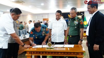 Teken PKS dengan Bulog, TNI Dukung Stabilitas Pangan Nasional/Puspen TNI