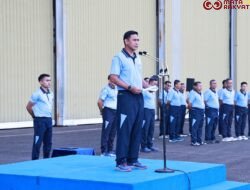 Kaskoopsud II Pimpin Upacara Pembukaan Pertandingan Olahraga Antar Satuan HUT Ke-79 TNI AU