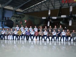 Irkoopsud II Dampingi Irjenau Terima Kunjungan Ketua BPK RI ke Lanud Hnd