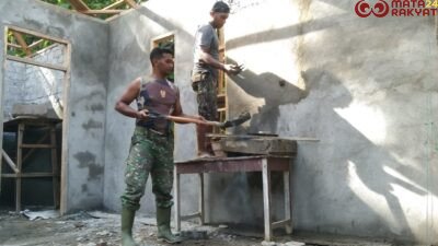 RTLH, Rumah Baru Harapan Baru, Bapak Jamal Umaternate Terharu dengan Bantuan TMMD Kodim 1510/Sula/Puspen TNI