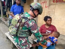 Sigap, Satgas Yonif 715/Mtl bantu evakuasi anak Papua ke RS