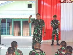 Dandim 1710/Mimika Berikan Pengarahan Kepada Anggota Staf Kodim