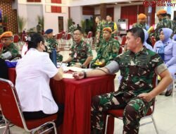 Pangkoopsud II Hadiri Kegiatan Donor Darah dalam Rangka Peringatan HUT Ke-79 TNI AU TA. 2025 di Makoopsud II