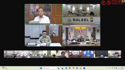 Jelang Hari Raya Idul Fitri 1446 H, Pangkoops Udara II Ikuti Rapat Forkopimda Sulsel