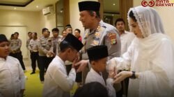 Kapolres Pelabuhan Tanjung Priok Bahagiakan Anak Yatim Piatu/Polres Pelabuhan Priok