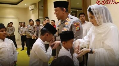 Kapolres Pelabuhan Tanjung Priok Bahagiakan Anak Yatim Piatu/Polres Pelabuhan Priok