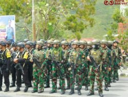 Kapolda Papua Pimpin Razia Besar-Besaran di Puncak Jaya, Dansatgas Yonif 112/DJ Siap Dukung Keamanan dan Ketertiban Puncak Jaya