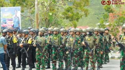 Kapolda Papua Pimpin Razia Besar-Besaran di Puncak Jaya, Dansatgas Yonif 112/DJ Siap Dukung Keamanan dan Ketertiban Puncak Jaya/Puspen TNI