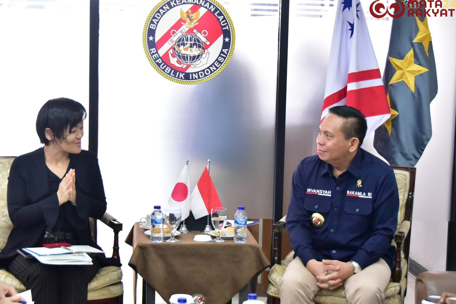 Kepala Bakamla RI Terima Kunjungan Director Infrastructure Management JICA/Humas Bakamla RI