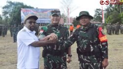 Danrem 172/PWY Resmi Tutup TMMD ke-124/Puspen TNI