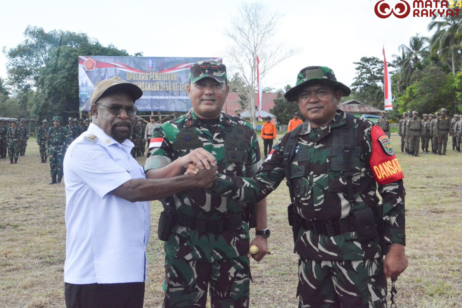 Danrem 172/PWY Resmi Tutup TMMD ke-124/Puspen TNI