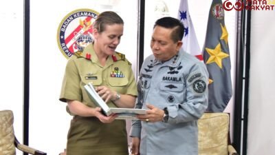 Kepala Bakamla RI Terima Kunjungan Kehormatan Commander Indo-Pacific Endeavour 2025