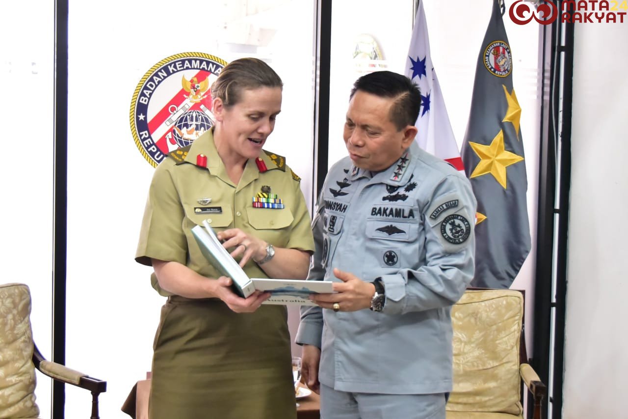Kepala Bakamla RI Terima Kunjungan Kehormatan Commander Indo-Pacific Endeavour 2025/Humas Bakamla RI