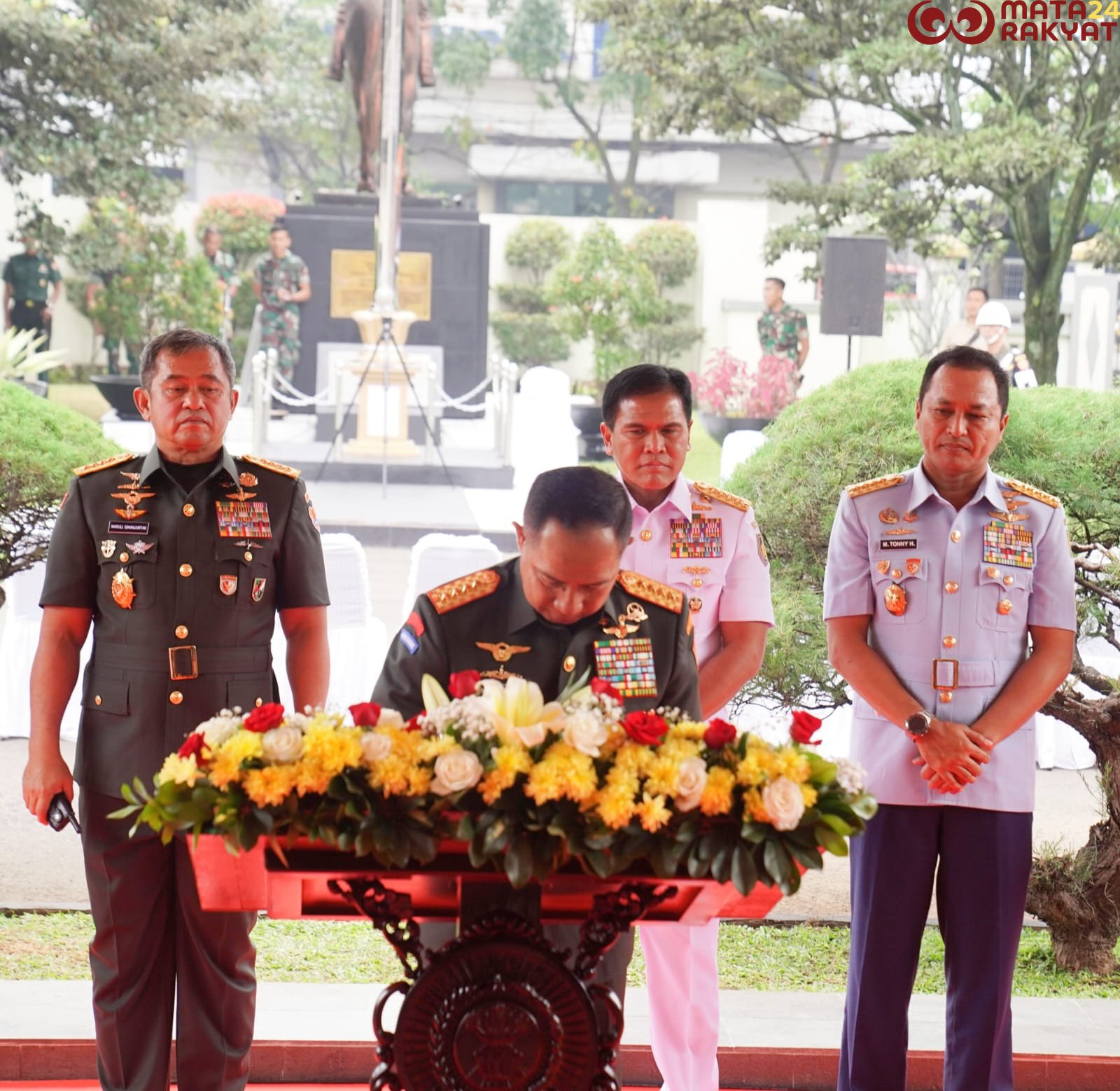 Panglima TNI Resmikan Gedung Grha Wiyata Yuddha Seskoad/Puspen TNI