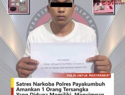 Ratusan Gram Sabu Diamankan Polisi Saat Ungkap Kasus di Payakumbuh