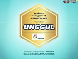 Business Management BINUS Online Terakreditasi Unggul: Komitmen Hadirkan Kuliah Online Berkualitas