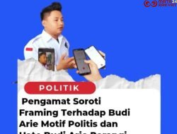 Pengamat ; Framing Judo Terhadap Budi Arie Muatan Sakit Hati