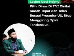 Publik menilai Kembalinya Letjen Novi Helmy Ke TNI Sudah Sesuai Prosedur UU
