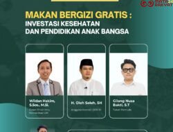 Anggota DPR RI H. Oleh Soleh, SH Giat Diskusi Online dengan Tema Makan Bergizi Gratis