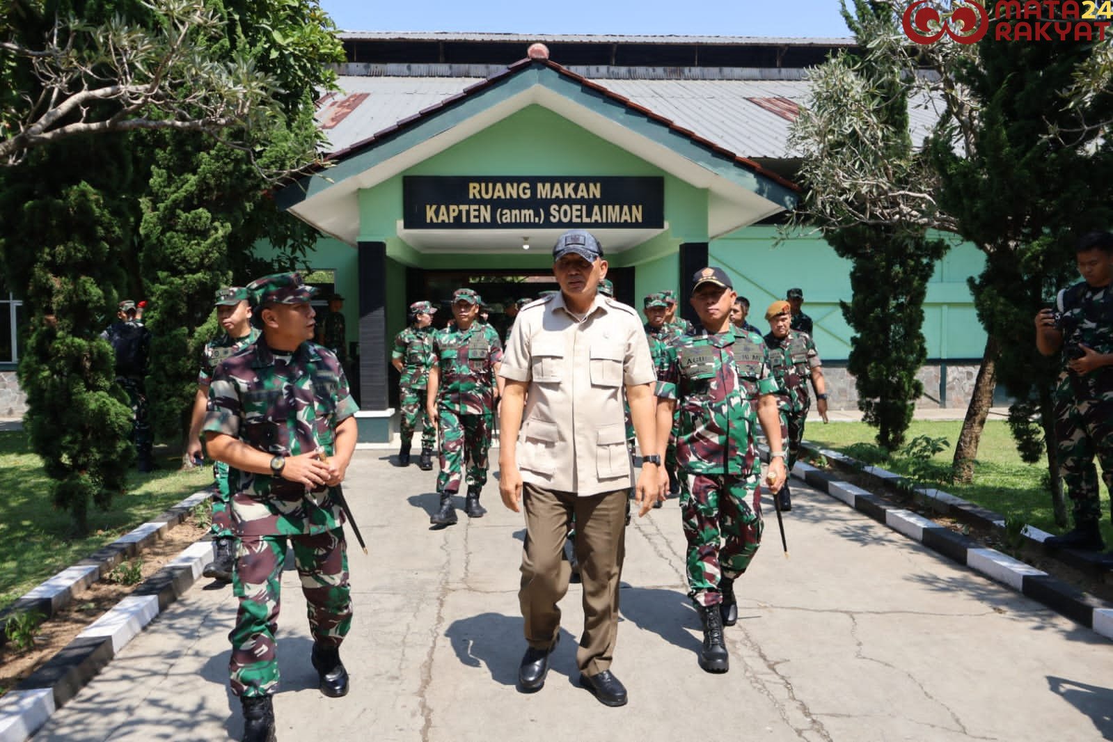 Panglima TNI dan Menhan Tinjau Pusdik Armed dan Bekang, Mantapkan Dukungan Program Pemerintah/Puspen TNI