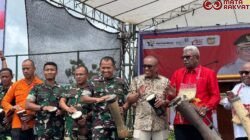 Dandim 1710/Mimika Hadiri Lounching Koperasi Desa/Kelurahan Merah Putih Di Wilayah Kabupaten Mimika/Puspen TNI