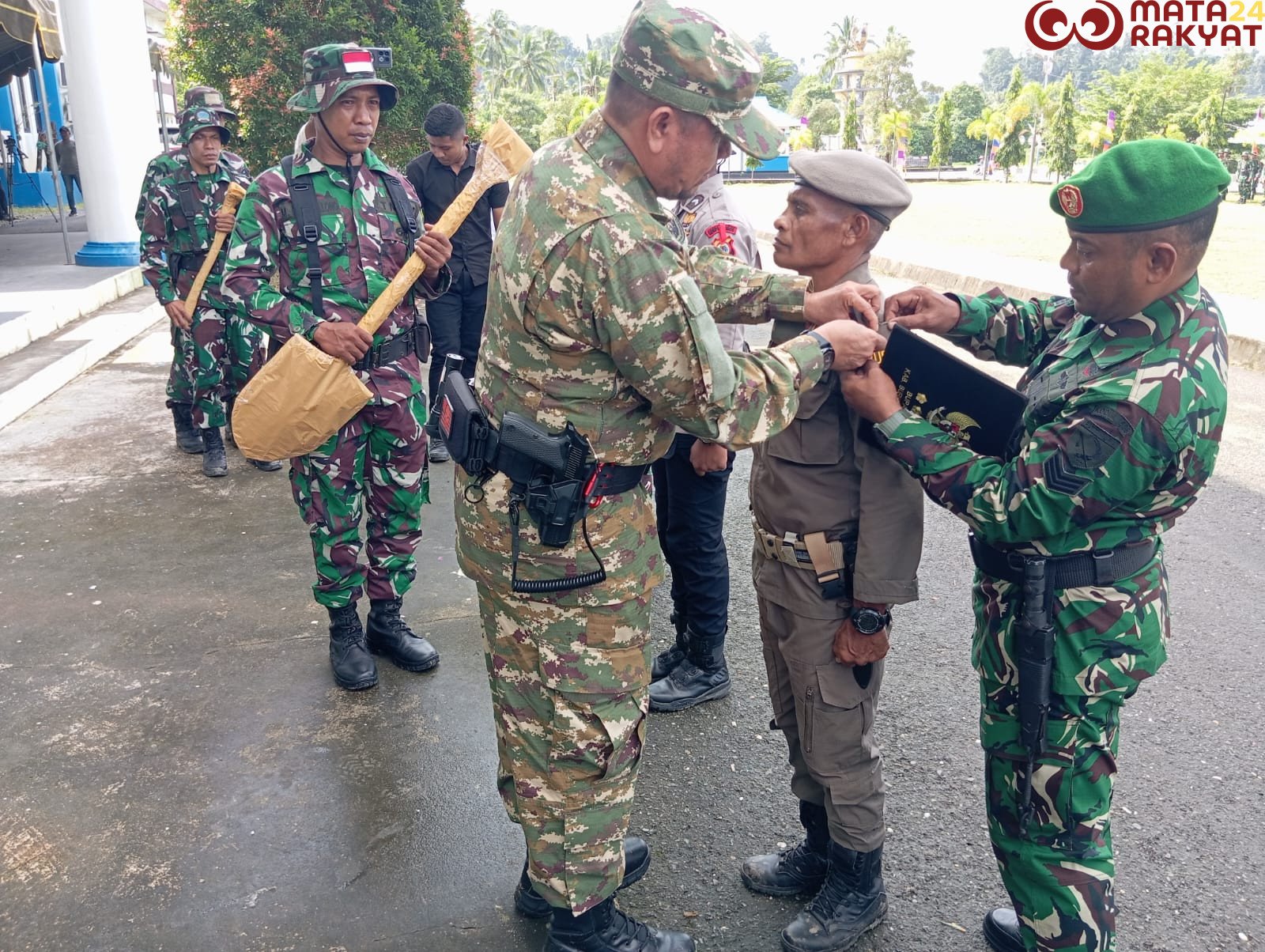 Pembukaan TMMD Ke-125 TA 2025 Kodim 1506/Namlea Di Kabupaten Buru Selatan/Puspen TNI