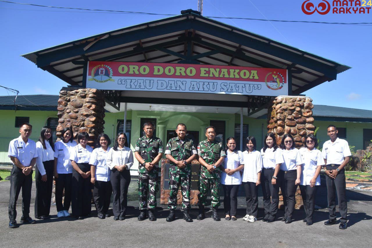 Dandim 1710/Mimika Beri Pengarahan Kepada SPPI Yang Baru Menyelesaikan Pendidikan Di Rindam XVII/Cen/Puspen TNI