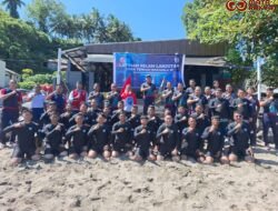 Bakamla RI Zona Tengah Buka Latihan Selam Lanjutan di Pantai Bulo