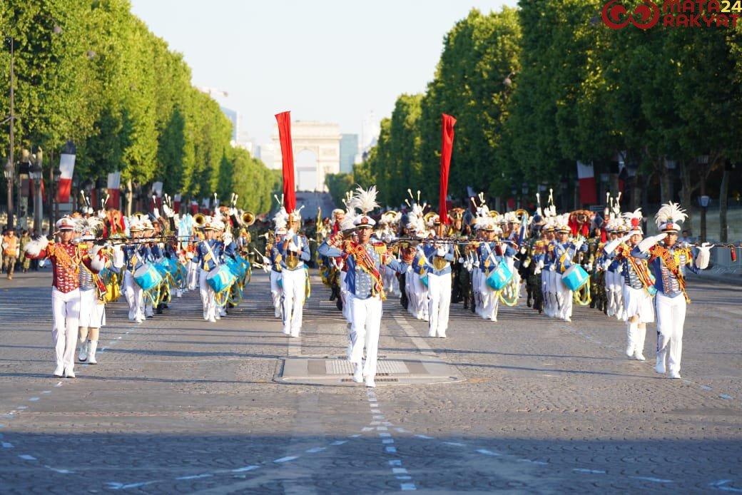 Parade Bastille Day 2025: Simbol Kemitraan Strategis Militer Indonesia–Prancis/Puspen TNI
