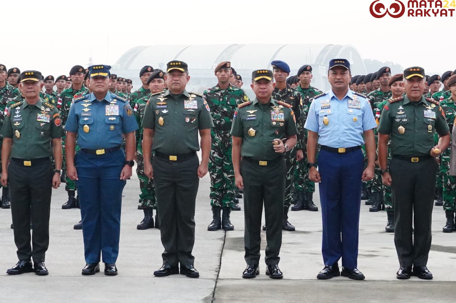 Panglima TNI Sambut Kontingen Patriot II Usai Sukses Tampil di Bastille Day Prancis/Puspen TNI