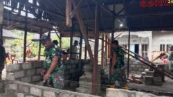 Satgas TMMD Kodim 1506/Namlea Bangun Rumah Tidak Layak Huni di Desa Leku/Puspen TNI