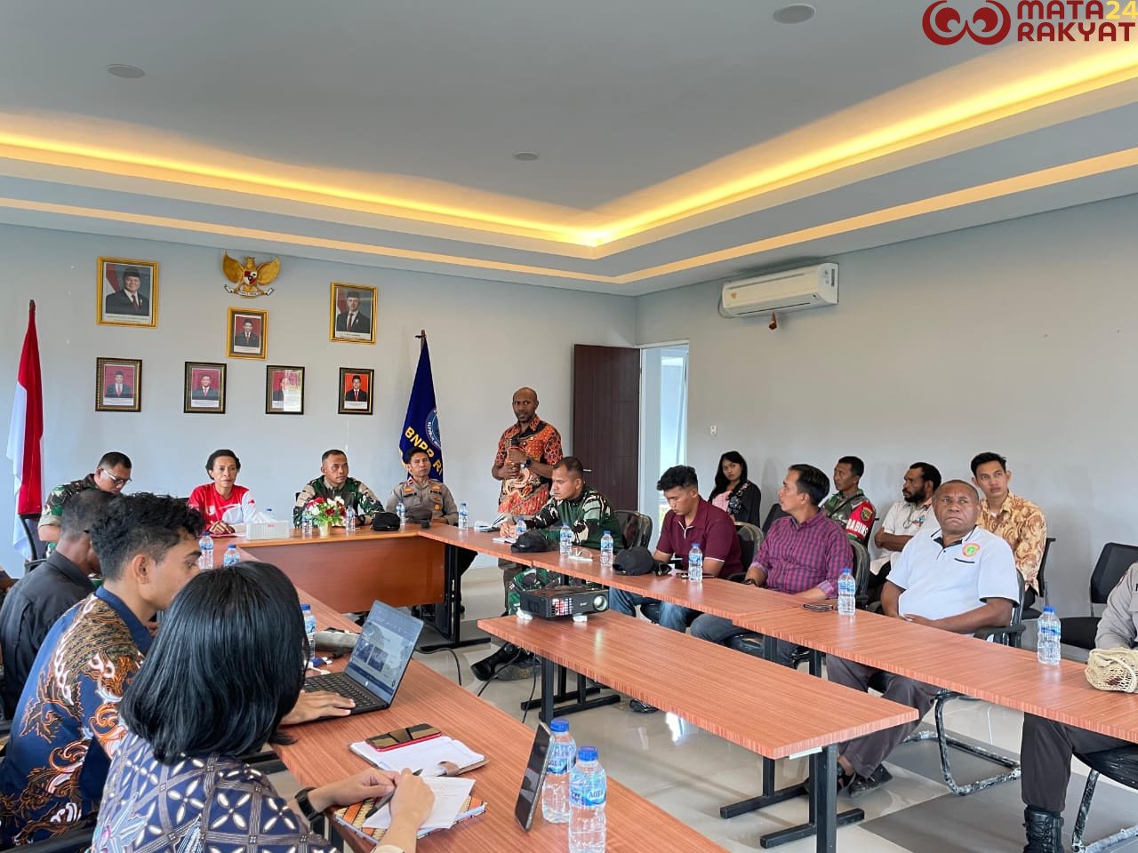 Satgas Yonif 126 Kalacakti Hadiri Pembentukan Panitia HUT RI ke-80 di Distrik Ninati/Puspen TNI