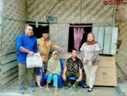 Anggota DPR RI Trinovi Sitorus Berikan Kursi Roda kepada Bu Sri Mulyani di Aek Korsik