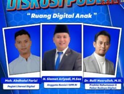 Gelar Diskusi Publik, Slamet Ariyadi Anggota DPR RI Sebut Penggunaan Ruang Digital Oleh Anak Masih Memiliki Tantangan Besar