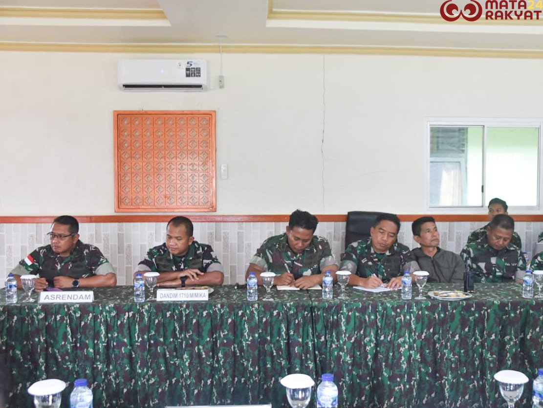 Kodim 1710/Mimika Terima Kunjungan Tim Dalproggar TNI AD Tahap II Tahun 2025/Puspen TNI