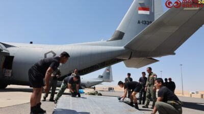 Panglima TNI Perintahkan Operasi Bantuan Kemanusiaan Gaza Untuk Dilanjutkan/Puspen TNI