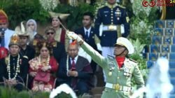 Panglima TNI Hadiri Upacara Peringatan Detik-Detik Proklamasi HUT Ke-80 RI di Istana Merdeka/Puspen TNI