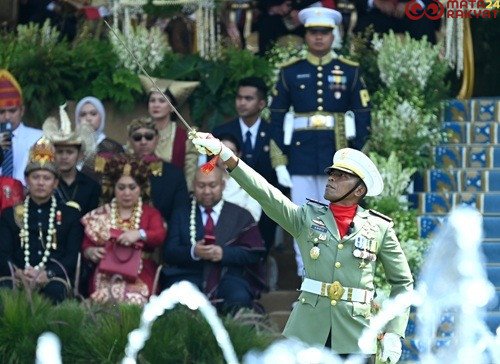 Panglima TNI Hadiri Upacara Peringatan Detik-Detik Proklamasi HUT Ke-80 RI di Istana Merdeka/Puspen TNI