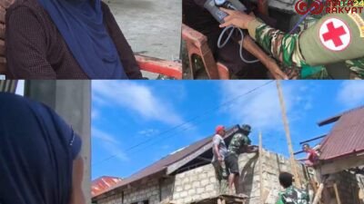 Janda 82 Tahun Terharu Rumahnya Direhab TNI Pada Pelaksanaan TMMD 125 Kodim 1506/Namlea/Puspen TNI