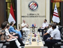 Bakamla RI Terima Courtesy Call Komandan Maritime Border Command Australia