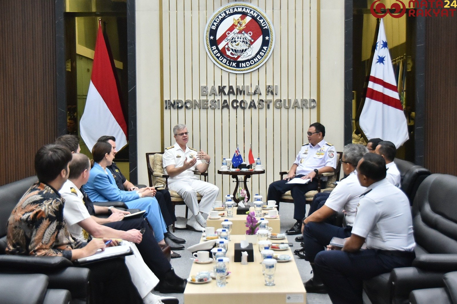 Bakamla RI Terima Courtesy Call Komandan Maritime Border Command Australia/Humas Bakamla RI