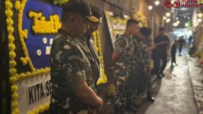 Panglima TNI Melayat ke Rumah Duka Almarhum Driver Ojol Affan Kurniawan/Puspen TNI