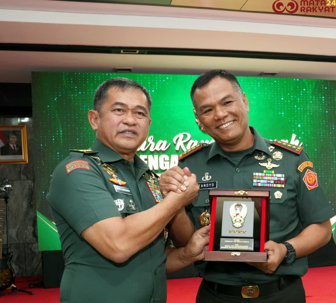 Wakil Panglima TNI Ikuti Tradisi Pengantar Tugas di Mabesad/Puspen TNI