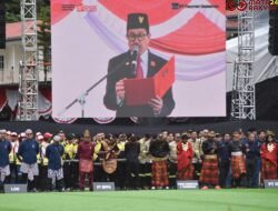 Dandim 1710/Mimika Laksanakan Upacara Peringatan HUT Ke-80 Republik Indonesia di Tembagapura