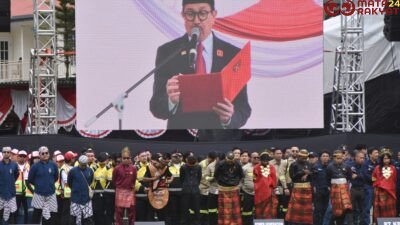 Dandim 1710/Mimika Laksanakan Upacara Peringatan HUT Ke-80 Republik Indonesia di Tembagapura/Puspen TNI