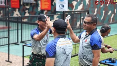 Kasad Pimpin Pati TNI AD Tumbangkan Sasaran/Dispenad