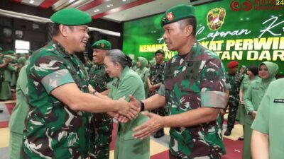 Kasad Terima Laporan Korps, 65 Pati TNI AD Naik Pangkat/Puspen TNI