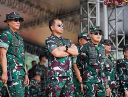 Panglima TNI Tinjau Geladi Kotor HUT Ke-80 TNI Tahun 2025
